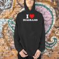 Diagram Heart Cute Schematic Plan Book Blueprint Fan Men Hoodie
