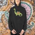 Dinosaur Librarian Book Lover Reading Brontosaurus Men Hoodie Dinosaur Librarian Book Lover Reading Brontosaurus Men Hoodie