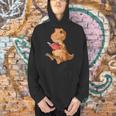 Dinosaur Reading Book Dino Reading Book Lovers Book Readers Men Hoodie