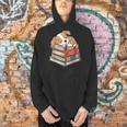 Dog Reading Book Pajama Sleep Men Hoodie
