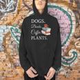 Dogs Books Coffee Plants Men Women Men Hoodie
