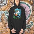 Dolphin Reading Book Matching Bookworm Librarian Books Lover Men Hoodie