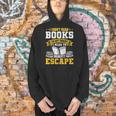 I Don't Read Books To Get Smart Book Lovers Reading Men Hoodie