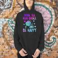 Drink Tea Read Books Be Happy Tea Lover Bookworm Librarian Men Hoodie