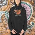 Easily Distracted By Books & Coffee Men Hoodie