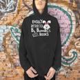 Easily Distracted By Bunnies And Books Men Hoodie