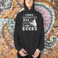 Easily Distracted By Cats And Books Cats & Book Lovers Men Hoodie