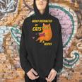 Easily Distracted By Cats And Books For Cat And Book Lover Men Hoodie