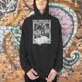 Easily Distracted By Dragons & Books Artwork Men Hoodie
