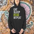 Eat Sleep Read Repeat Book Reader Bookworm Men Hoodie Eat Sleep Read Repeat Book Reader Bookworm Men Hoodie