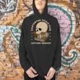 Existential Crisis Club Lifetime Member Skull Books Sarcasm Men Hoodie
