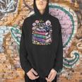 Fantasy Drama Tragedy Cute Cat Book Lover Readers Librarians Men Hoodie