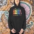 Floral Book Equality Human Rights Social Justice Peace Love Men Hoodie
