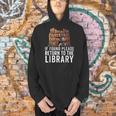 If Found Please Return To The Library Bookish Book Lover Men Hoodie