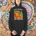 Fully Booked For Christmas Holiday Book Lover Santa Men Hoodie