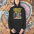 FUNNY Creepy Neighbor Comics Parody Horror Comic Book Men Hoodie