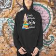Garden Gnome Easily Distracted By Books Gnomes Men Hoodie