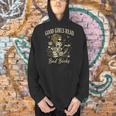Good Girls Read Bad Books Vintage Skeleton Reader Men Hoodie