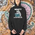 Grey Cat Reading Book Busy Doing Book Related Things Men Women Kids Men Hoodie