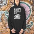 Ha Ha Made You Read Teacher Reading Book Lover Men Hoodie