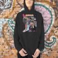 Halloween Horror Vintage Werewolf Vampire Comic Book Retro Men Hoodie