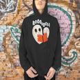 Halloween Teacher Library Ghost Books Men Women Kids Men Hoodie