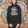 I'd Rather Be Reading Book Lover Men Hoodie