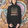 I'm With The Banned Books Reading Men Hoodie