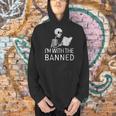 I'm With The Banned Tshirt Read Banned Books Lover BookWorm Men Hoodie