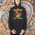 I'm A Book Dragon Not A WormShirt Bookworm Reading Men Hoodie