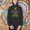 I'm The Book Lover Elf Christmas Books Reading Lover Men Hoodie