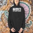 I'm A Simple Woman Wine Books & Dogs Reading Lover Men Hoodie