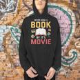 Never Judge A Book By It's Movie Reading Men Hoodie Never Judge A Book By It's Movie Reading Men Hoodie