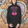 Just A Girl Who Loves Books Butterflies Reading Men Hoodie