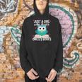 Just A Girl Who Loves Owls And Books Cute Bookworm Men Hoodie Just A Girl Who Loves Owls And Books Cute Bookworm Men Hoodie