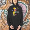 Just One More Chapter Cute Giraffe Book Reading Nerd Men Hoodie
