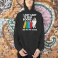I Just Want To Read Books And Pet My Aussie Men Hoodie