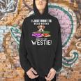 I Just Want To Read Books And Pet My Westies Men Hoodie