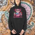 Kawaii Axolotl Readsolotl Book Lover Reading Bookworm Girls Men Hoodie