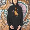 Kawaii Cute Giraffes Books And Tea Women's Men Hoodie Kawaii Cute Giraffes Books And Tea Women's Men Hoodie