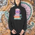 Kawaii Pastel Goth Cute Hot Chocolate Book Lover Anime Art Men Hoodie