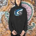Kids Shark With School Books Back To School Shark Lovers Men Hoodie