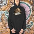 Labrador Retriever Dog Bookworm Reading Book Graphic Men Hoodie