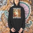 Leave Reality Enter Books Bookworm Reading Book Men Hoodie Leave Reality Enter Books Bookworm Reading Book Men Hoodie