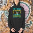 Librarian Retirement Retired Book Coworker Former 2025 Men Hoodie
