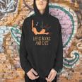 Life Is Books And Cats Book Lover Cat Mom Bookworm Cat Dad Men Hoodie Life Is Books And Cats Book Lover Cat Mom Bookworm Cat Dad Men Hoodie