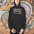 Literacy Justice For All Stop Book Banning Protect Librarian Men Hoodie Literacy Justice For All Stop Book Banning Protect Librarian Men Hoodie