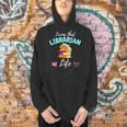 Living That Librarian Life Library Book Lover Men Hoodie