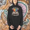 Take A Look Its In A Book Reading Men Hoodie