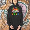 Take A Look It's In A Book Retro Groovy Reading Books Lovers Men Hoodie
